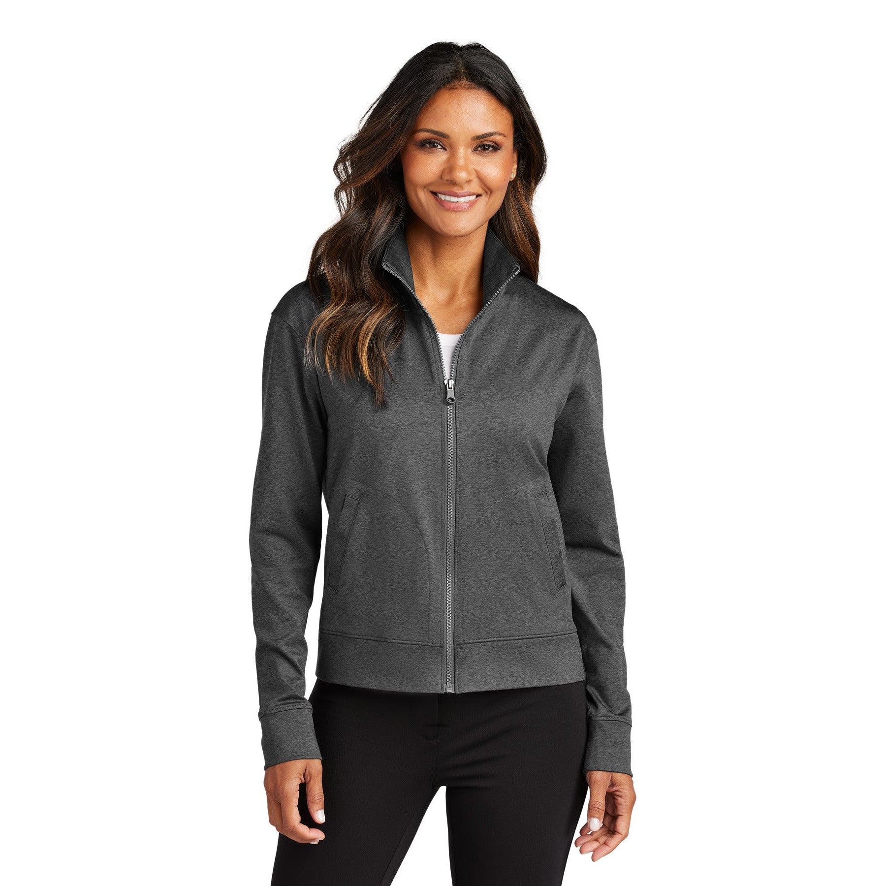 Port Authority-Port Authority® Women's C-FREE® Double Knit Full-Zip LK881-MedTech-2